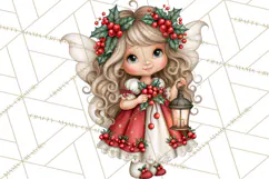 Christmas Fairy World Clipart PNG Product Image 4
