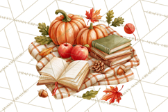 Autumn Critters PNG Cute Woodland Clipart Product Image 5