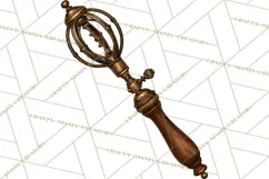 Vintage Farmhouse Kitchen Clipart PNG Product Image 5