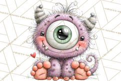 Monster Munchkins Halloween Characters PNG Product Image 2