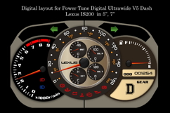 Digital Layout for Power Tune Digital Ultrawide V5 Dash Product Image 1