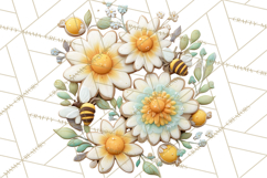 Easter Cookies Clipart, Bunny Chick Egg Carrot Flower PNG Product Image 3