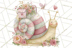 Whimsical Fairy World Clipart, Pastel Fairy Houses Png Product Image 3