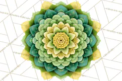 Retro 70s Psychedelic Clipart PNG, Groovy Flowers Product Image 3