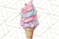 Dessert Clipart, Girly Pastel Sweets, Cupcakes Cookies Png Product Image 5