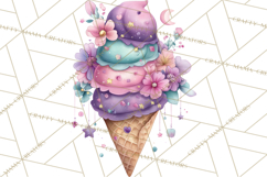 Dessert Clipart, Girly Pastel Sweets, Cupcakes Cookies Png Product Image 2