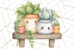 Spring Cozy Home Clipart, Cute Kawaii House Decor Icons PNG Product Image 3