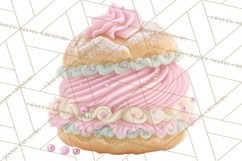 Sweet Treats Patisserie Clipart PNG Valentine Bakery Png Product Image 3
