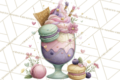 Dessert Clipart, Girly Pastel Sweets, Cupcakes Cookies Png Product Image 5
