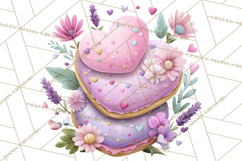 Dessert Clipart, Girly Pastel Sweets, Cupcakes Cookies Png Product Image 2