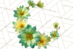 Retro 70s Psychedelic Clipart PNG, Groovy Flowers Product Image 4