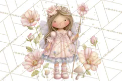 Whimsical Fairy World Clipart, Pastel Fairy Houses Png Product Image 4