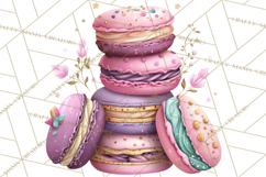 Dessert Clipart, Girly Pastel Sweets, Cupcakes Cookies Png Product Image 3