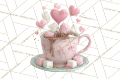 Sweet Treats Patisserie Clipart PNG Valentine Bakery Png Product Image 5