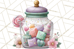 Dessert Clipart, Girly Pastel Sweets, Cupcakes Cookies Png Product Image 3