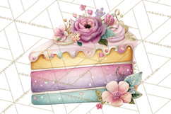 Dessert Clipart, Girly Pastel Sweets, Cupcakes Cookies Png Product Image 4