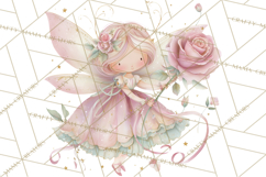 Whimsical Fairy World Clipart, Pastel Fairy Houses Png Product Image 5