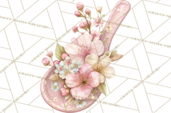 Blossom Tea Party Clipart, Pastel Tea Party Png Product Image 5