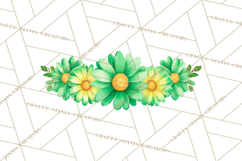 Retro 70s Psychedelic Clipart PNG, Groovy Flowers Product Image 5
