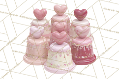 Sweet Treats Patisserie Clipart PNG Valentine Bakery Png Product Image 3