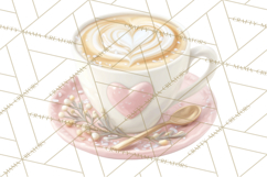 Sweet Treats Patisserie Clipart PNG Valentine Bakery Png Product Image 5