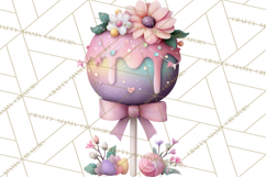 Dessert Clipart, Girly Pastel Sweets, Cupcakes Cookies Png Product Image 3