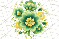 Retro 70s Psychedelic Clipart PNG, Groovy Flowers Product Image 2