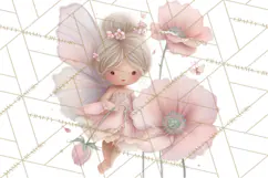 Whimsical Fairy World Clipart, Pastel Fairy Houses Png Product Image 2
