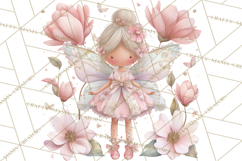 Whimsical Fairy World Clipart, Pastel Fairy Houses Png Product Image 3