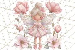 Whimsical Fairy World Clipart, Pastel Fairy Houses Png Product Image 3
