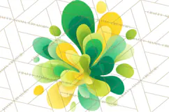 Retro 70s Psychedelic Clipart PNG, Groovy Flowers Product Image 3