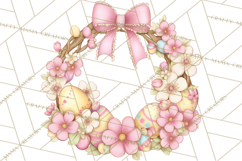 Easter Town Clipart, Pastel Easter Buildings, Bunny Shop Png Product Image 2