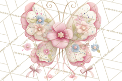 Whimsical Fairy World Clipart, Pastel Fairy Houses Png Product Image 4