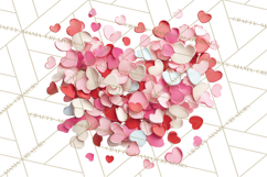 Love Letter Delivery Clipart, Valentine Mail Heart Envelopes Product Image 3