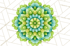 Retro 70s Psychedelic Clipart PNG, Groovy Flowers Product Image 5