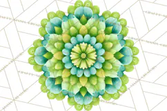 Retro 70s Psychedelic Clipart PNG, Groovy Flowers Product Image 5