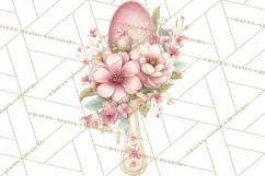 Blossom Tea Party Clipart, Pastel Tea Party Png Product Image 5
