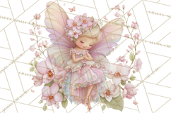 Whimsical Fairy World Clipart, Pastel Fairy Houses Png Product Image 5