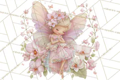 Whimsical Fairy World Clipart, Pastel Fairy Houses Png Product Image 5