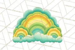 Retro 70s Psychedelic Clipart PNG, Groovy Flowers Product Image 3