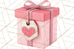 Love Letter Delivery Clipart, Valentine Mail Heart Envelopes Product Image 3