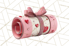Love Letter Delivery Clipart, Valentine Mail Heart Envelopes Product Image 4