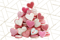 Love Letter Delivery Clipart, Valentine Mail Heart Envelopes Product Image 2
