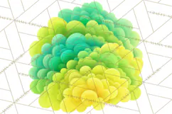 Retro 70s Psychedelic Clipart PNG, Groovy Flowers Product Image 4