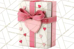 Love Letter Delivery Clipart, Valentine Mail Heart Envelopes Product Image 4
