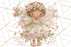 Whimsical Fairy World Clipart, Pastel Fairy Houses Png Product Image 3