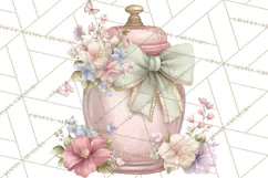 Blossom Tea Party Clipart, Pastel Tea Party Png Product Image 5