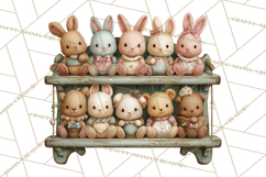 Easter Carnival Clipart, Pastel Carnival Booths Png Product Image 5