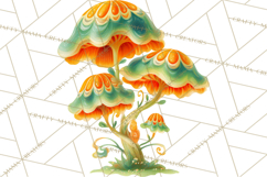 Retro 70s Psychedelic Clipart PNG, Groovy Flowers Product Image 5