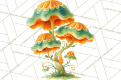 Retro 70s Psychedelic Clipart PNG, Groovy Flowers Product Image 5